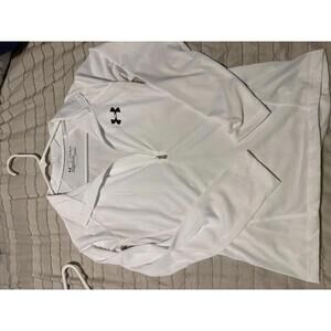 Under Armour Women's White Quarter-Zip Pullover Jacket XS